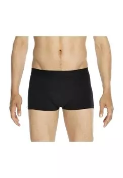 Трусы, 2 шт., однотонные, с этикеткой на поясе, мужские HOM, черный