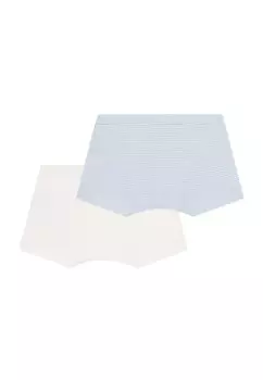 Трусы 2ER-SET Petit Bateau, светло-голубой/белый