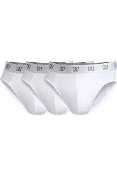 Трусы 3087 - 3 пары Cr7, белый