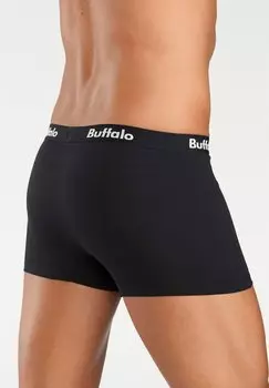 Трусы 3 PACK Buffalo, черный