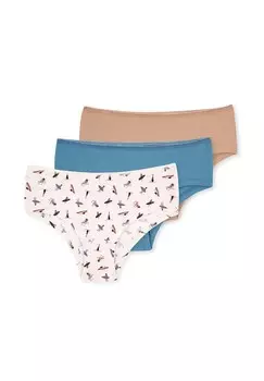 Трусы 3 PACK DAGI, бежевый