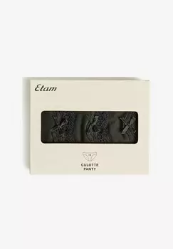 Трусы 3 PACK Etam, черный