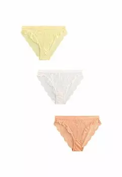 Трусы 3 PACK HIGH Next, желтый