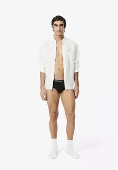 Трусы 3 PACK Lacoste, антрацит