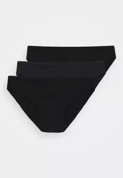 Трусы 3 PACK Schiesser, цвет black/dark blue