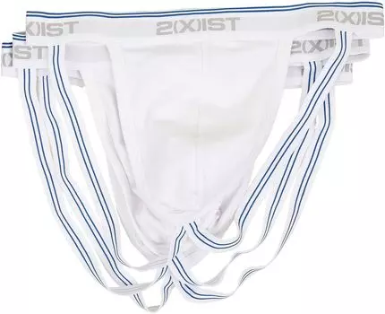 Трусы 3-Pack Stretch Jock Strap 2(X)IST, белый