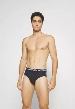 Трусы 3 ПАКЕТА Nike Underwear, абрикосовый/синий/черный