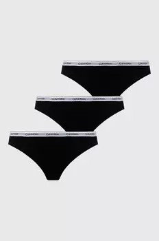 Трусы 3 шт Calvin Klein Underwear, черный