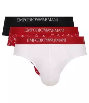 Трусы 3 шт. Emporio Armani, белый