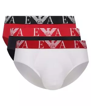 Трусы 3 шт. Emporio Armani, белый