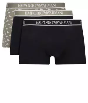 Трусы 3 шт. Emporio Armani, черный