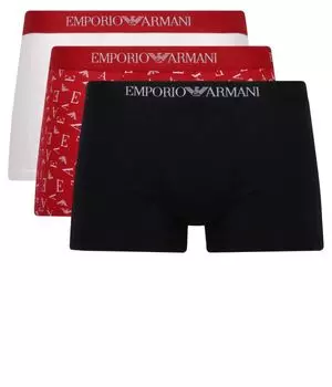 Трусы 3 шт. Emporio Armani, черный