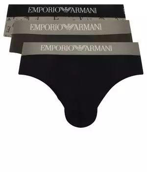 Трусы 3 шт. Emporio Armani, черный