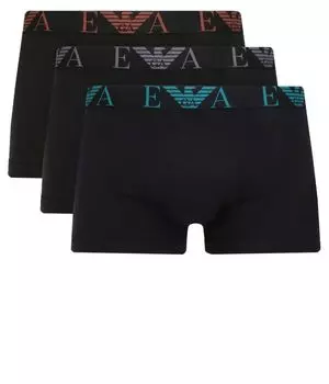 Трусы 3 шт. Emporio Armani, черный