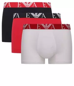 Трусы 3 шт. Emporio Armani, красный