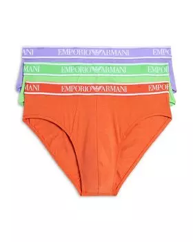 Трусы, 3 шт. Emporio Armani, мультиколор