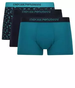 Трусы 3 шт. Emporio Armani, синий