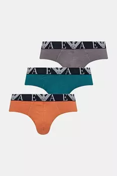 Трусы 3 шт Emporio Armani Underwear, черный