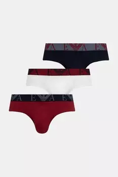 Трусы 3 шт Emporio Armani Underwear, красный
