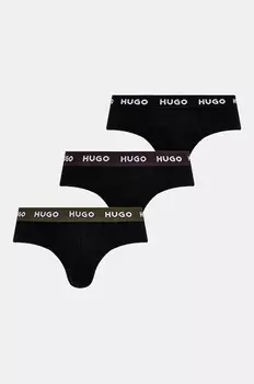Трусы 3 шт Hugo, черный