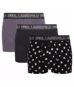 Трусы 3 шт. ikonik 2.0 Karl Lagerfeld, черный
