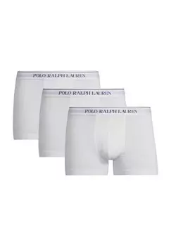 Трусы, 3 шт., пояс с логотипом, мужские POLO RALPH LAUREN, белый