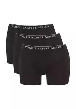 Трусы, 3 шт., пояс с логотипом, мужские POLO RALPH LAUREN, черный