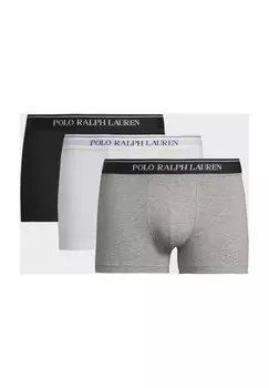 Трусы, 3 шт., пояс с логотипом, мужские POLO RALPH LAUREN, цвет Schwarz Grau