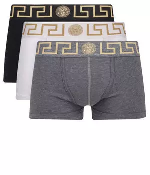 Трусы 3 шт. Versace, серый