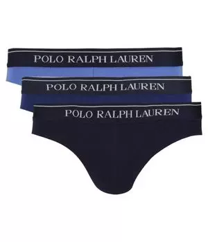 Трусы 3 шт. в упаковке Polo Ralph Lauren, синий