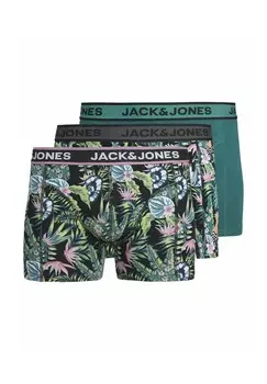 Трусы 3ER-PACK Jack & Jones, зеленый