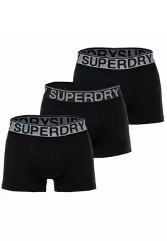 Трусы 3ER PACK- TRIPLE PACK LOGOBUND Superdry, черный