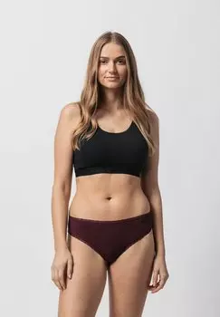 Трусы 3Pack SNOCKS, микс лилового/винно-красного/черного