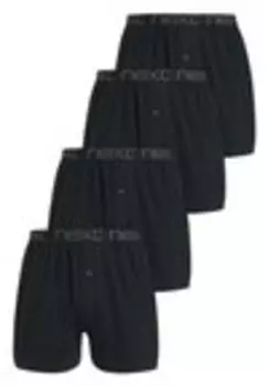 Трусы 4 PACK Next, черный