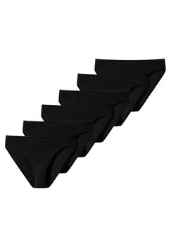 Трусы 6 PACK Schiesser, черный