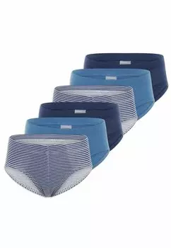 Трусы 6ER PACK Schiesser, цвет blau dunkelblau
