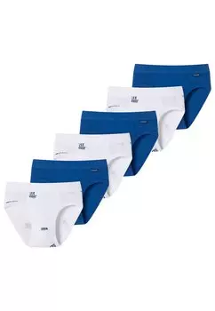 Трусы 6ER PACK Schiesser, цвет blau wei