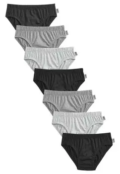 Трусы 7 PACK Next, цвет black