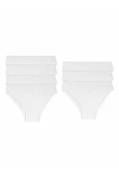 Трусы 7 PACK PLAIN Marks & Spencer, белый