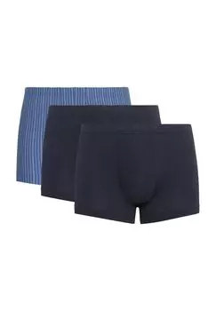 Трусы 95/5 Essentials, 3 пары, с эластичным поясом, мужские SCHIESSER, синий