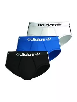 Трусы ADIDAS ORIGINALS Comfort Flex Cotton 3 Stripes, цвет Blue/Black/White