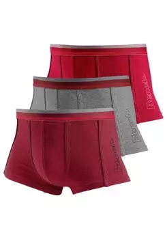 Трусы BENCH Boxer shorts, цвет grey/red