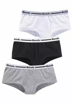 Трусы Bench Panty, цвет grau meliert/schwarz/wei
