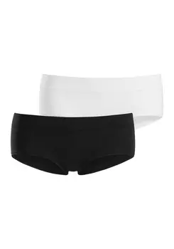 Трусы бойшортс LASCANA, черно-белый