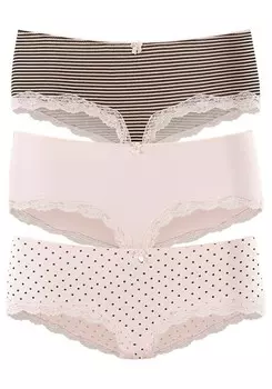 Трусы бойшортс LASCANA, пастельно-розовый