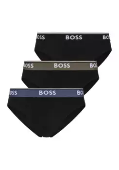 Трусы BOSS (3 шт.), с поясом с логотипом, цвет Open Miscellaneous 975