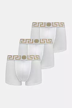 Трусы-боксеры, 3 пары Versace, белый