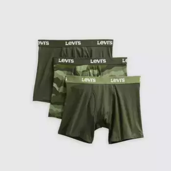 Трусы-боксеры (3 шт. в упаковке) Levi's, цвет Green Combo