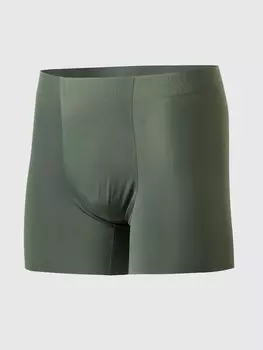 Трусы-Боксеры Airism бесшовные Uniqlo, цвет 58 зеленый