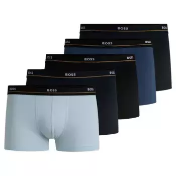 Трусы-боксеры BOSS Essential 10267407 5 units, синий